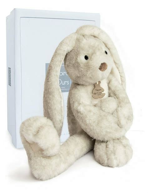 Histoire D Ours Fluffy Peluche Lapin Longues Jambes Perle MM 38cm