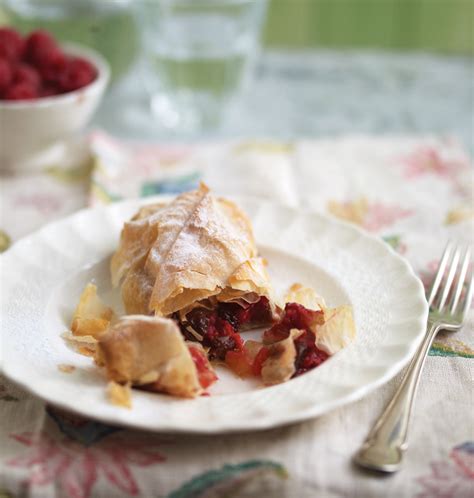 Apple And Raspberry Strudels Recipe Raspberry Strudel Recipe