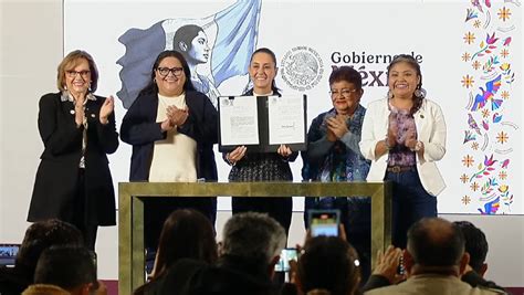 Sheinbaum Firma Decreto De Reforma Constitucional Sobre Igualdad Susta