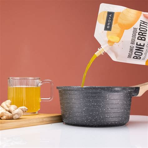 Broya Organic Chicken Bone Broth Turmeric Ginger At Naturamarket