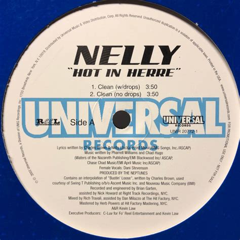 Nelly Hot In Herre Vinyl Discogs