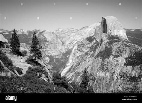 The Iconic Half Dome As Seen From Glacier Point In Yosemite National