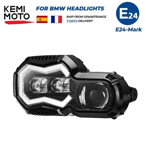 New E24 Mark Headlights For BMW F800GS F800R F 650 700 800 GS F 800GS