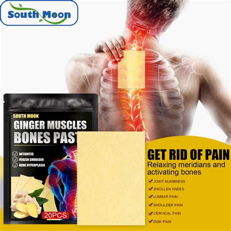 South Moon Ginger Muscles Bones Paste 10pcs20pcs Knee Pains Patches