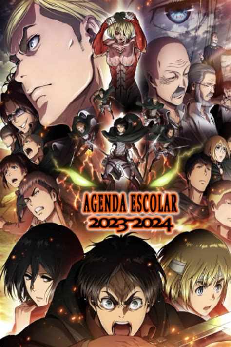 Agenda Escolar 2023 2024 Manga Organizador Semanal Para Estudiantes