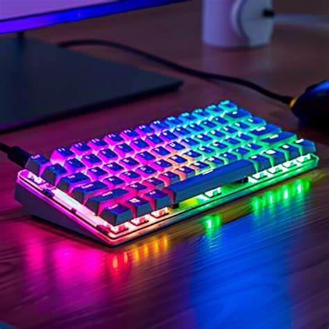 mechanical keyboard  rgb lighting customizable  durable