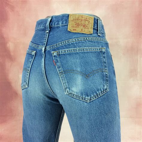 Sz 29 Vintage Levis 501 Women S Distressed Jeans W29 L30 Etsy In 2021 Womens Distressed