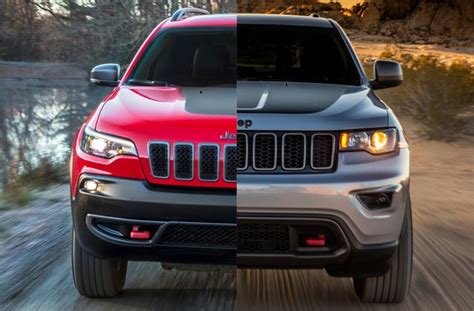 2019 Jeep Cherokee Vs 2018 Jeep Grand Cherokee Head To Head U S