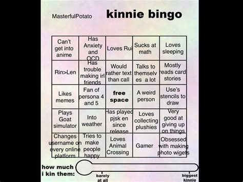 Finally Finished My Kinne Bingo I Think Its Too Late Fandom