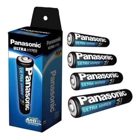 Pilhas Panasonic Comum AA Pequena Super Hyper 04 Unidades Shopee Brasil