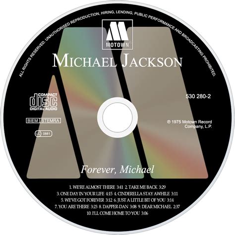 Michael Jackson Forever Michael Album Cover