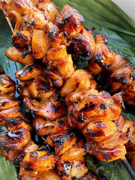 Filipino Bbq Chicken Skewers All Natural Inihaw Filipino Barbecue