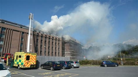 In pictures: National Library of Wales fire | ITV News Wales