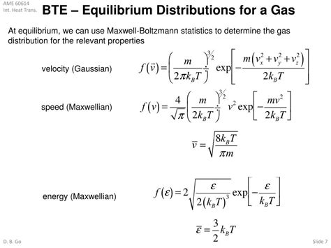 Ppt Non Continuum Energy Transfer Boltzmann Transport Equation Powerpoint Presentation Id