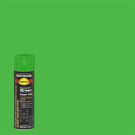 Rust Oleum 15 Oz Rust Preventative Gloss Fluorescent Green Spray Paint