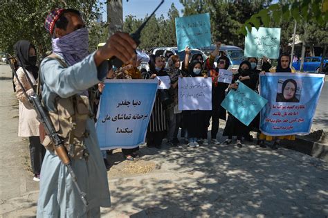 Afghan Women Protest Taliban Rule Npr Journal Globe