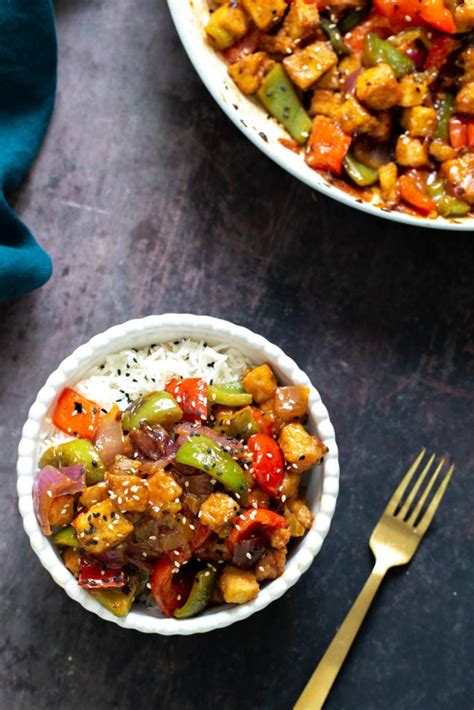 Sweet Sour Tofu Veggie Stir Fry Vegan Richa