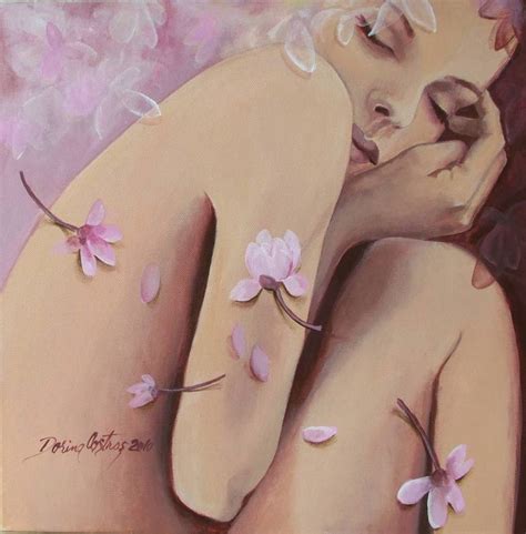 Magnolia S Silence Painting By Dorina Costras Saatchi Art