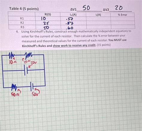 Solved 4 Using Kirchhoffs Rules Construct Enough