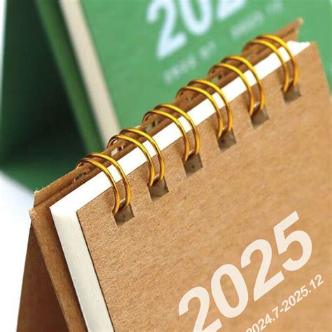 English Version 2025 Calendar Mini Calendar 2025 Desktop Calendar