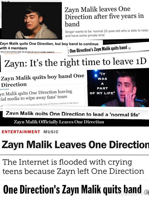 Why Does Zayn Malik Left One Direction - Zyan Malik Fandom