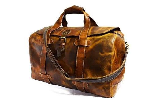 Handikraft Brown Pure Leather Duffle Bag For Travel At Rs 6850 In Mumbai