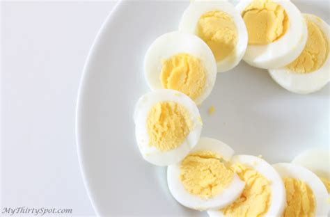 Secret To The Perfect Hard Boiled Egg And Easy Peel Trick Mythirtyspot