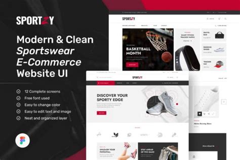 Sportswear E Commerce Website Design Graphic By Peterdraw · Creative