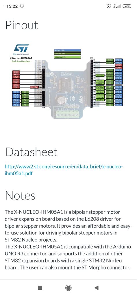 Drive Bipolar Stepper Motor On Arduino Uno With X Nucleo Ihm A