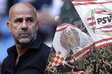 Rustige En Onbewogen Peter Bosz Lijkt Feestende Psv Fans In Zich Op Te