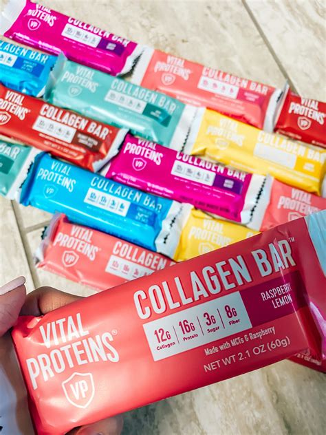 Product Review Vital Proteins Collagen Bars Hair Skin Nail Support