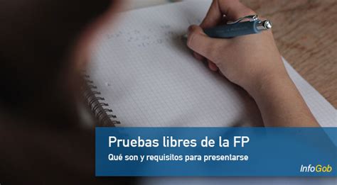 ᐅ Pruebas libres de la FP Pruebas para obtener un título oficial