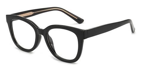 Zaki Square Black Glasses For Women Lensmart