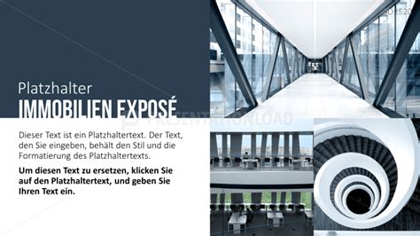 Immobilien Exposé Vorlagen PowerPoint Vorlage PresentationLoad