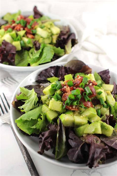 Bacon Apple Salad With Lemon Ginger Dressing A Clean Plate