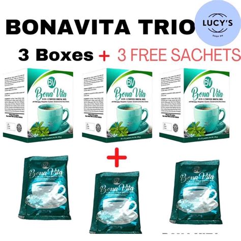 Bonavita In Coffee Trio Boxes Free Sachets Shopee