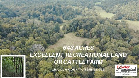 643 Acre Farm In Tracts Frankewing Tn