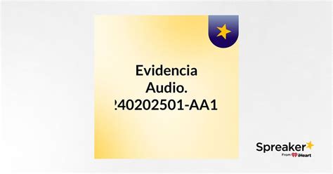 Evidencia Audio Ga Aa Ev