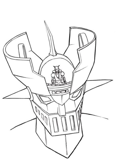 Dibujos De Impresionante Mazinger Z Para Colorear Para Colorear Pintar