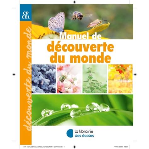 Manuel De Decouverte Du Monde Cp Ce1 2023 9782369409274 Llt