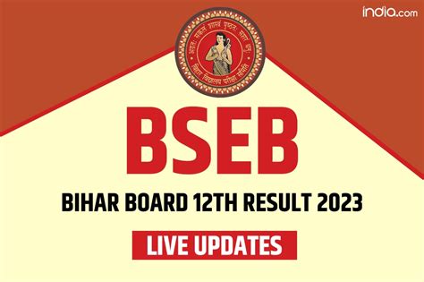 Bihar 12th Result 2023 Bseb Inter Exam Result Date Time Will Be