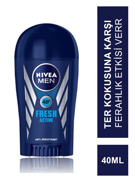 Uygun Fiyatlı Nivea Deo Stick Fresh Active For Men 40 ml Erkek Hızlı