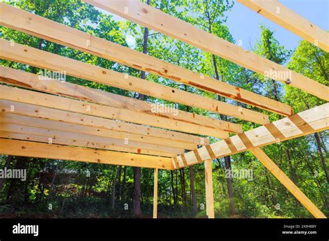 When Remodeling House Wood Framing Is Used To Support Beams Stock