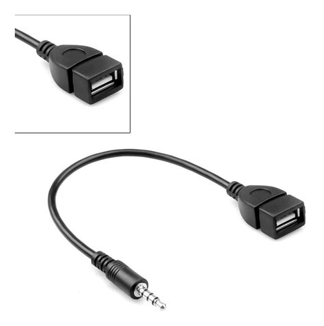 Cabo Adaptador Usb F Mea Para Plug P Mm Parcelamento Sem Juros