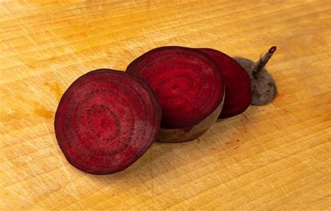 Beet Root Cross Sections Beetroot Slices Red Beets Cut Pieces