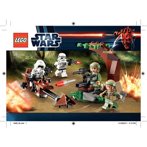 Lego Endor Rebel Trooper Imperial Trooper Battle Pack Set