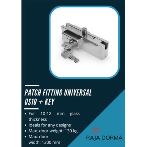 Jual Dorma Patch Fitting Universal Us Key Pt Us Dormakaba