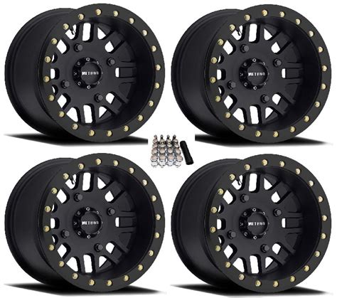 Method 406 Beadlock Wheelsrims Black 14x814x10 Can Am Maverick X3 Honda Pioneer 1000