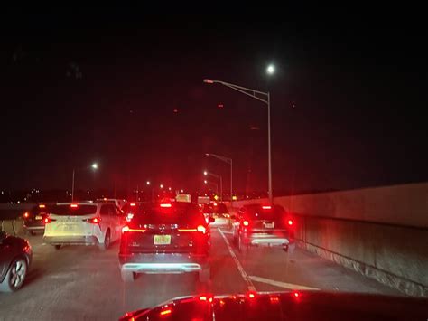 Traffic Snarl On Long Island Expressway A 3 Car Accident Brings