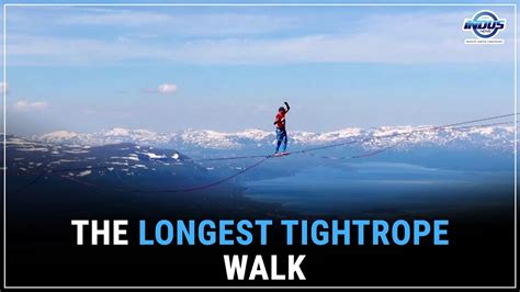 The Longest Tightrope Walk Indus News YouTube